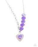 Paparazzi HEART Of The Movement - Purple Necklace
