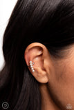 Paparazzi CUFF Love - White Earring