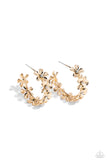 Paparazzi Floral Flamenco - Gold Earring