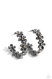 Paparazzi Floral Flamenco - Black Earring