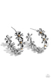 Paparazzi Floral Flamenco - Silver Earring