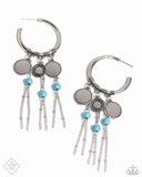 Paparazzi Peppy Pinnacle - Blue Earring