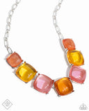 Paparazzi Reflective Range - Pink Necklace