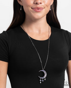 Paparazzi Lunar Landmark - Purple Necklace