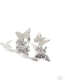 Paparazzi No WINGS Attached - Silver Earring