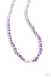 Paparazzi Seasonal Socialite - Purple Necklace