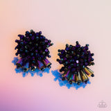 Paparazzi Streamlined Sass - Purple Earring