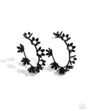 Paparazzi Flower Vine - Black Earring