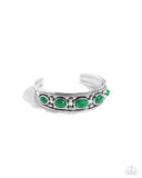 Paparazzi Stony Surprise - Green Bracelet