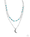 Paparazzi Lunar Lucidity - Blue Necklace