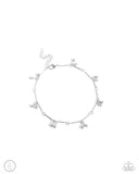 Paparazzi A SMILE A Minute - Silver Anklet