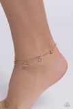 Paparazzi A SMILE A Minute - Gold Anklet