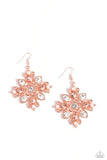 Paparazzi  Fancy-Free Florals - Copper Earring