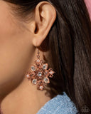 Paparazzi  Fancy-Free Florals - Copper Earring