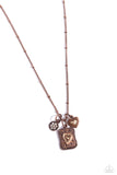 Paparazzi Antiqued Admiration - Copper Necklace