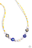 Paparazzi Trendy Tutor - Yellow Necklace