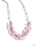 Paparazzi Pearl Pandora - Pink Necklace