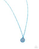 Paparazzi Bejeweled Basic - Blue Necklace
