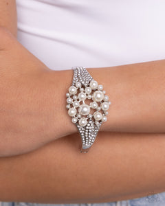 Paparazzi Royal Red Carpet - White Bracelet