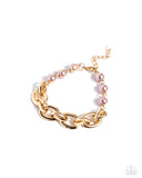 Paparazzi Pearl Pairing - Brown Bracelet