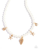 Paparazzi Beachcomber Beauty - Gold Necklace