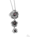 Paparazzi Wallflower Whimsy - Purple Necklace