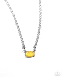 Paparazzi Dynamic Delicacy - Yellow Necklace