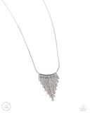 Paparazzi Chandelier Cadenza - White Necklace