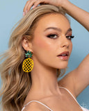 Paparazzi Pineapple Passion - Yellow Earring