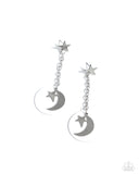 Paparazzi Celestial Change - White Earring