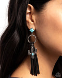 Paparazzi Southwestern Season - Black Earring