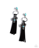 Paparazzi Southwestern Season - Black Earring