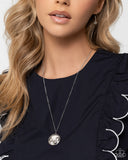 Paparazzi Opulent Ostentation - White Necklace