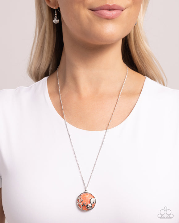 Paparazzi Opulent Ostentation - Orange Necklace