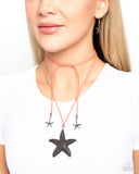 Paparazzi Starfish Sentiment - Orange Necklace