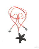 Paparazzi Starfish Sentiment - Orange Necklace
