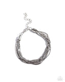 Paparazzi Delicate Darling - Silver Bracelet