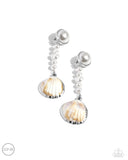 Paparazzi Oceanic Occasion - White CLIP Earring