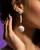 Paparazzi Oceanic Occasion - White CLIP Earring