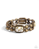 Paparazzi Earthy Ease - Brass Bracelet