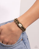 Paparazzi Earthy Ease - Brass Bracelet