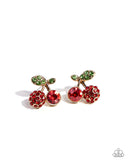 Paparazzi Cherry Candidate - Gold Earring