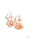 Paparazzi Fairy Tale Florals - Orange Earring