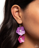 Paparazzi Fairy Tale Florals - Purple Earring