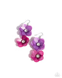 Paparazzi Fairy Tale Florals - Purple Earring
