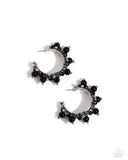 Paparazzi Elite Expense - Black Earring