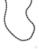 Paparazzi Casually Charged - Black Necklace