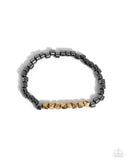 Paparazzi Cubed Cache - Black Bracelet