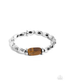 Paparazzi Musings Melody - Brown Bracelet