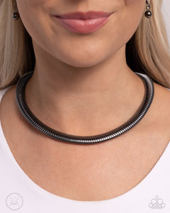 Paparazzi Choker Of The Century - Black Necklace